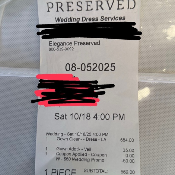 Martina Liana 510 designer Women's Wedding Dress Size 8 (USA 6) with veil - Picture 9 of 16